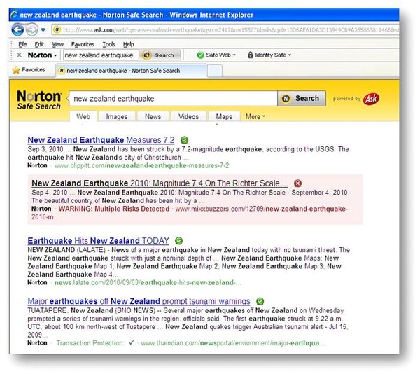  Scammers and spammers are poisoning search engines to deliver malicious code via the internet.